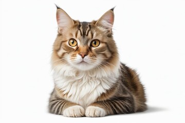 Obraz premium there is a cat that is sitting down on the floor