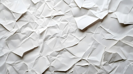 Fototapeta premium A background crafted from white paper texture in high resolution.