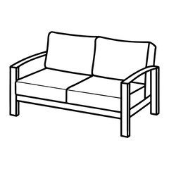 black and white sofa
