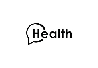 medical consultation logo design, medical health consultation, wordmark logo for health design