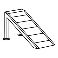 tracks isolated on white