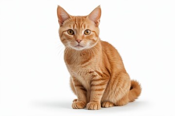 Obraz premium there is a cat sitting on the floor looking at the camera