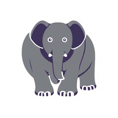 Fototapeta premium Elephant Isolated