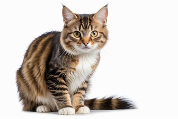 Obraz premium there is a cat that is sitting down on the floor