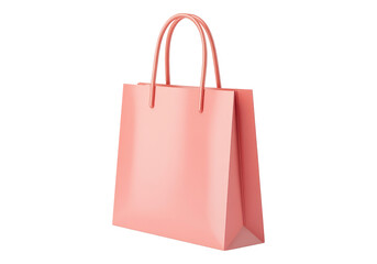 Photo of pink shopping bag.