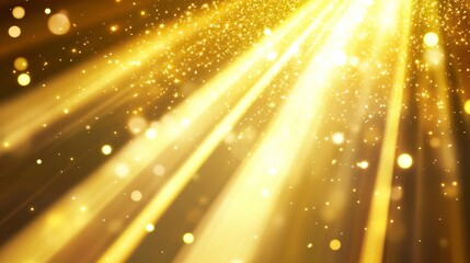 Abstract glowing light effect with yellow lines on a transparent background, vector illustration. White and gold glittering. --ar 16:9 --v 6.1 Job ID: 5be50ef2-edbc-44a9-b2a9-71109e826d1c