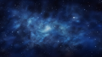 dark blue space background stars fog galaxy nebula starry night sky cosmic atmosphere