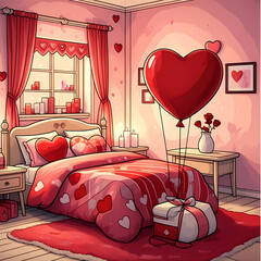 The Cozy Valentine Bedroom Decoration | Line-Art Inspiration