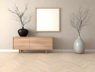 Minimalist living room interior design