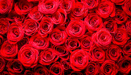 Rote Rosen Hintergrund 