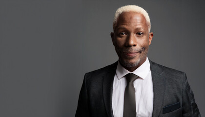 Businessman looking at camera