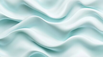 Fototapeta premium Soft, flowing pastel fabric drapes elegantly, creating a serene and calming visual.
