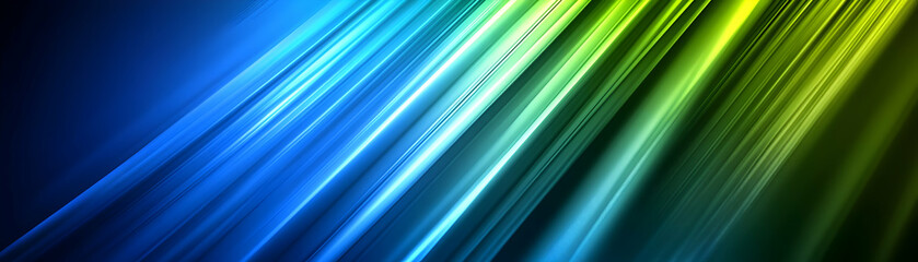 Fototapeta premium Abstract Green Blue Diagonal Stripes Background Illustration