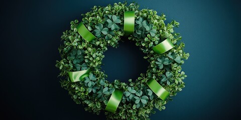 Celebratory arrangement with vibrant leaves, symbolizing renewal and festive spirit.