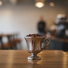 cup of coffee with chocolate