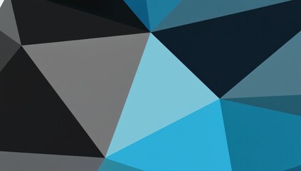 Geometric low-poly texture in shades of blue and gray, sharp angular design, clean and futuristic