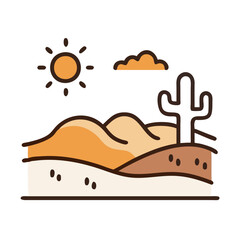 desert icon design