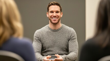 Engaging personal development workshop interactive sessions in a collaborative office space