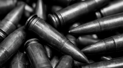 Exploring the impact of ammunition in warfare battlefield photography conflict zone close-up military strategy