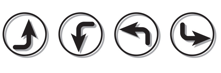 Up and down arrows icon vector on white background. red and green up down arrows.