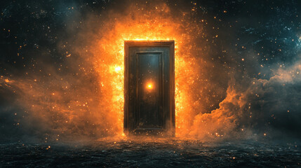Cosmic Doorway with Exploding Energy