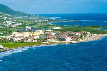 Fototapeta premium the beauty of st kitts and Nevis Island