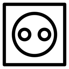 Fototapeta premium socket icon