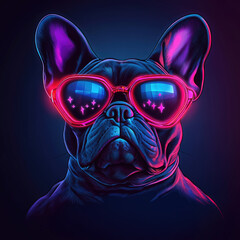 Cute Dog Wearing Shades