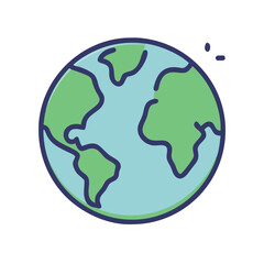earth icon design