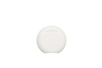 Dental floss isolated on white background.