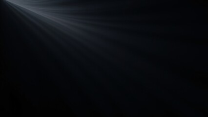 Abstract Light Rays on Black Background - Dramatic Lighting Effect