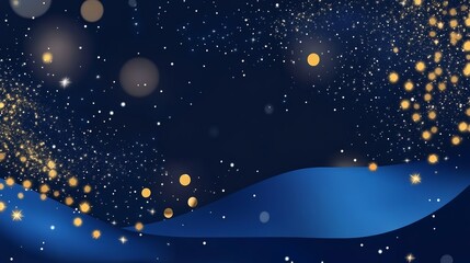 This festive background sets a serene yet elegant atmosphere for holiday events.