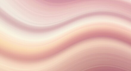 Obraz premium Abstract Pink and Beige Wave Background Soft Pastel Swirls Elegant Smooth Texture Fluid Design