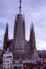 Obraz premium Sagrada Família: Gaudí’s breathtaking masterpiece, blending faith and architecture in the heart of Barcelona, Spain