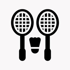 BADMINTON GLYPH
