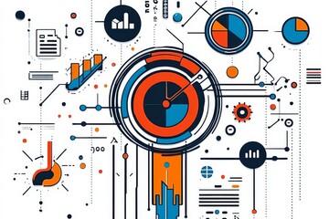 Obraz premium Ideal for businesses seeking clear performance insights.