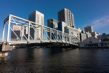 品川区の湾岸にある天王洲アイル、東京の運河にある倉庫街、