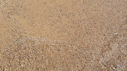 Much stones in the sea, river, lake, ocean water. Nature background.