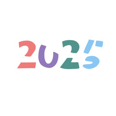 Big set of colorful 2025