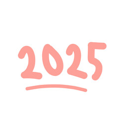 Big set of colorful 2025