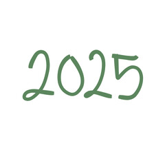 Big set of colorful 2025