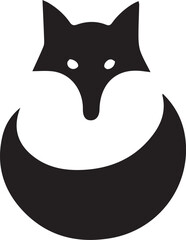 fox logo vector illustration silhouette