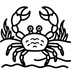 crab and fish