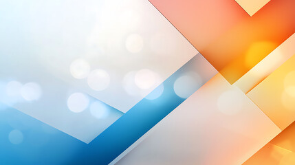 Obraz premium Dynamic market fragmentation represented as abstract glowing geometric shapes in a contemporary digital environment