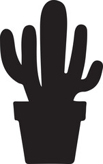 Arizona Cactus Vector silhouette