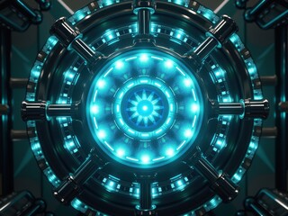 Exploration of nuclear fusion technology demonstrating advanced energy generation concept in scientific research facility