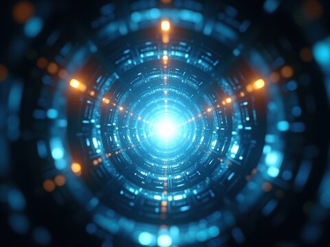 Development of nuclear fusion technology showcasing advanced energy generation systems in a futuristic environment