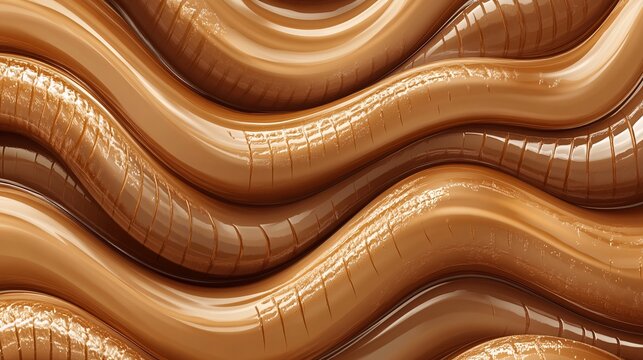 A vector illustration of a detailed earthworm skin texture with smooth, segmented rings and moist reflections.