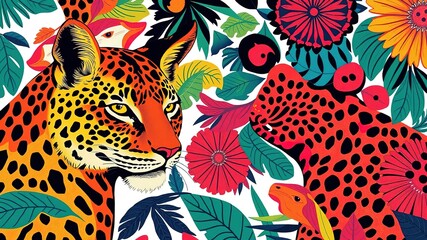 Bold Animal Prints, Art Deco Inspired Colors