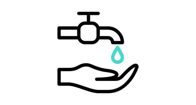 water, faucet, tap, isolated, vector, drop, icon, symbol, pipe, valve, metal, illustration, sign, white, plumbing, liquid, bathroom, silhouette, equipment, blue, drip, tool, drink, black, clean